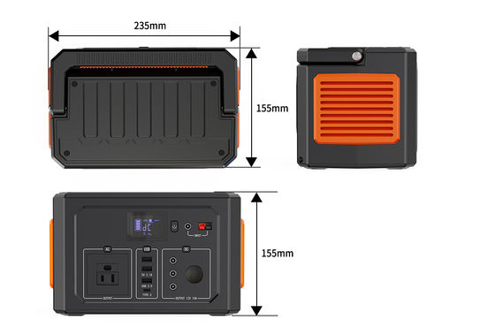 Lithium-LFP-Solargenerator für den Außenbereich 404Wh 400W Leistungsspeicher